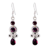 Garnet-American-Rebeca-multiple-Dangle-Red-925-Silver-Earring