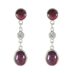 Garnet-Turkish-Sara-multiple-Stud-Red-925-Silver-Earring