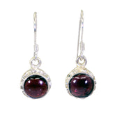 Garnet-Mexican-Mei-multiple-Dangle-Red-92.5-Silver-Earring
