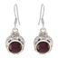 Garnet-Latin-American-Abigail-multiple-Dangle-Red-92.5-Silver-Earring