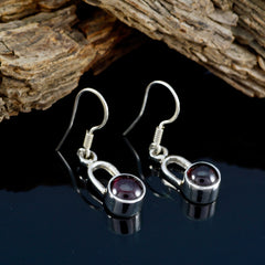 Granat-African-Aisha-Multiple-Dangle-Red-92.5-Silber-Ohrring