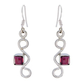 Garnet-Moroccan-Alina-multiple-Dangle-Red-925-Silver-Earring