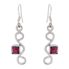 Garnet-Moroccan-Alina-multiple-Dangle-Red-925-Silver-Earring