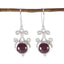 Garnet-Russian-Agustina-Solitaire-Dangle-Red-Sterling-Silver-Earring