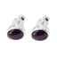 Garnet-Middle-Eastern-Ava-Solitaire-Stud-Red-Sterling-Silver-Earring