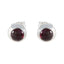 Garnet-African-Clara-Solitaire-Stud-Red-Sterling-Silver-Earring