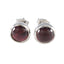 Garnet-American-Aiko-Solitaire-Stud-Red-92.5-Silver-Earring