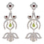Garnet-Indian-Angel-multiple-Stud-Red-925-Silver-Earring
