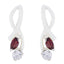 Garnet-Russian-Ana-multiple-Stud-Red-925-Silver-Earring