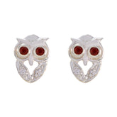 Garnet-Middle-Eastern-Hanna-multiple-Stud-Red-925-Silver-Earring