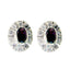 Garnet-African-Claire-multiple-Stud-Red-Silver-Earring
