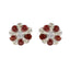 Garnet-Turkish-Lea-multiple-Stud-Red-925-Silver-Earring