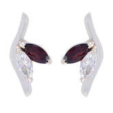 Garnet-German-Elena-multiple-Stud-Red-925-Sterling-Silver-Earring
