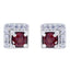 Garnet-African-Fernanda-multiple-Stud-Red-925-Silver-Earring