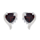 Garnet-African-Isabel-multiple-Stud-Red-92.5-Silver-Earring