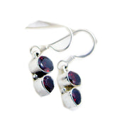 Garnet-French-Giulia-multiple-Dangle-Red-925-Silver-Earring