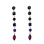Garnet-German-Grace-multiple-Stud-Red-Silver-Earring