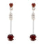 Garnet-Moroccan-Julieta-multiple-Stud-Red-92.5-Silver-Earring