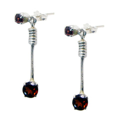 Garnet-Moroccan-Julieta-multiple-Stud-Red-92.5-Silver-Earring
