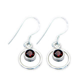 Garnet-Middle-Eastern-Isabella-multiple-Dangle-Red-925-Silver-Earring