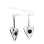 Garnet-Mexican-Isabelle-multiple-Dangle-Red-92.5-Silver-Earring
