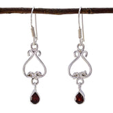Garnet-African-Ivy-multiple-Dangle-Red-Sterling-Silver-Earring