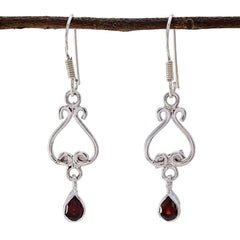 Garnet-African-Ivy-multiple-Dangle-Red-Sterling-Silver-Earring