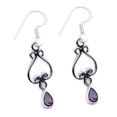 Garnet-African-Ivy-multiple-Dangle-Red-Sterling-Silver-Earring