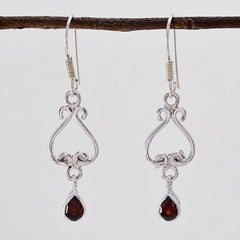 Garnet-African-Ivy-multiple-Dangle-Red-Sterling-Silver-Earring