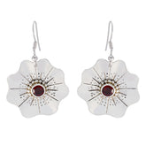 Garnet-French-Aisha-Solitaire-Dangle-Red-925-Silver-Earring