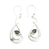 Garnet-American-Sofia-Solitaire-Dangle-Red-92.5-Silver-Earring