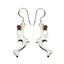 Garnet-Japanese-Lili-Solitaire-Dangle-Red-Silver-Earring