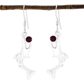 Garnet-Korean-Ying-Solitaire-Dangle-Red-92.5-Silver-Earring