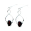 Garnet-Middle-Eastern-Lucy-Solitaire-Dangle-Red-925-Silver-Earring