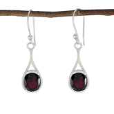 Garnet-Italian-Camila-Solitaire-Dangle-Red-925-Sterling-Silver-Earring