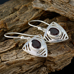 Garnet-Spanish-Mathilde-Solitaire-Dangle-Red-92.5-Silver-Earring
