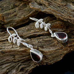 Granat-Spanish-Julia-Solitaire-Dangle-Red-925-Sterling-Silber-Ohrring