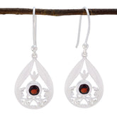 Garnet-Japanese-Penelope-Solitaire-Dangle-Red-92.5-Silver-Earring