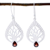 Garnet-Spanish-Sofia-Solitaire-Dangle-Red-Sterling-Silver-Earring
