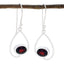 Garnet-German-Teresa-Solitaire-Dangle-Red-92.5-Silver-Earring