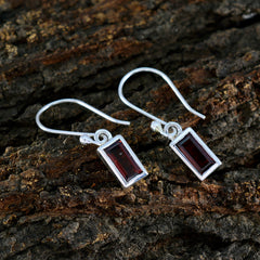 Garnet-Egyptian-Lily-Solitaire-Dangle-Red-Sterling-Silver-Earring