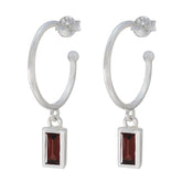 Garnet-Turkish-Skylar-Solitaire-Dangle-Red-92.5-Silver-Earring
