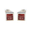 Garnet-Moroccan-Alejandra-Solitaire-Stud-Red-92.5-Silver-Earring