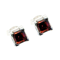 Garnet-Turkish-Aiko-Solitaire-Stud-Red-925-Silver-Earring