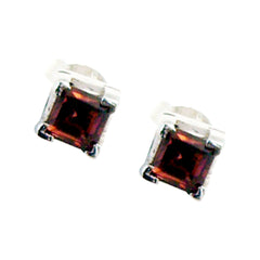 Garnet-Turkish-Aiko-Solitaire-Stud-Red-925-Silver-Earring