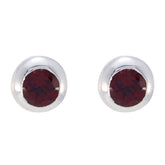 Garnet-Russian-Constanza-Solitaire-Stud-Red-925-Silver-Earring