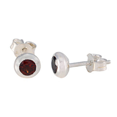 Garnet-Russian-Constanza-Solitaire-Stud-Red-925-Silver-Earring