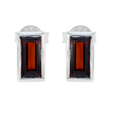 Garnet-Turkish-Greta-Solitaire-Stud-Red-925-Sterling-Silver-Earring