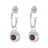 Garnet-Russian-Emi-Solitaire-Stud-Red-925-Silver-Earring