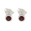 Garnet-American-Micaela-Solitaire-Stud-Red-Sterling-Silver-Earring